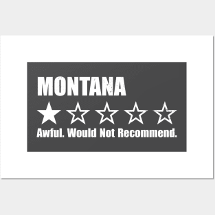 Montana One Star Review Posters and Art